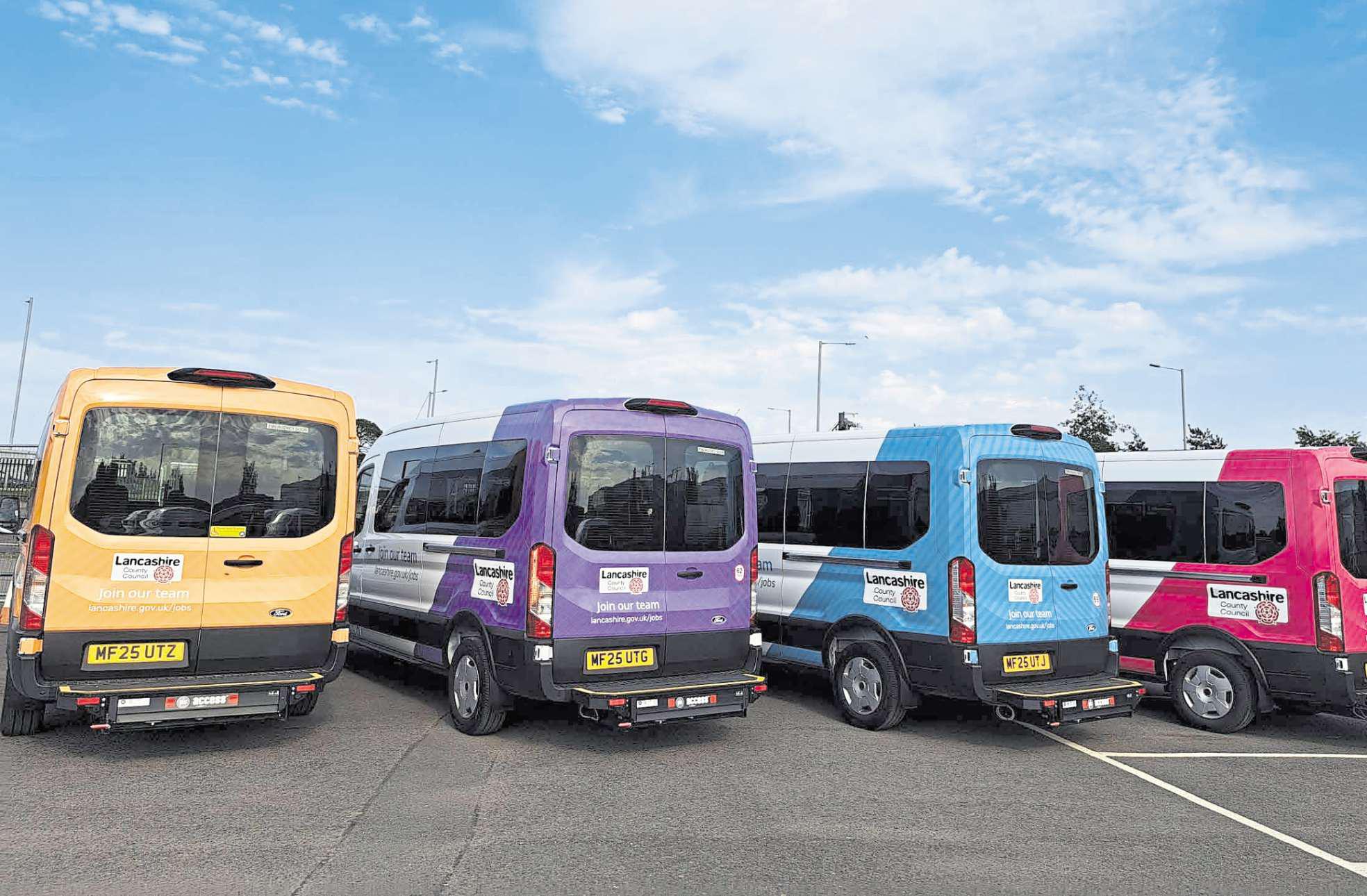 Just half of minibuses bought to cut transport costs ready