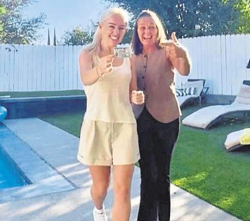 Football star Liv swaps LA digs for roast dinner dream