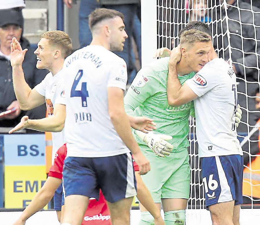PNE's great Dane ensured that two well-matched sides couldn't be split
