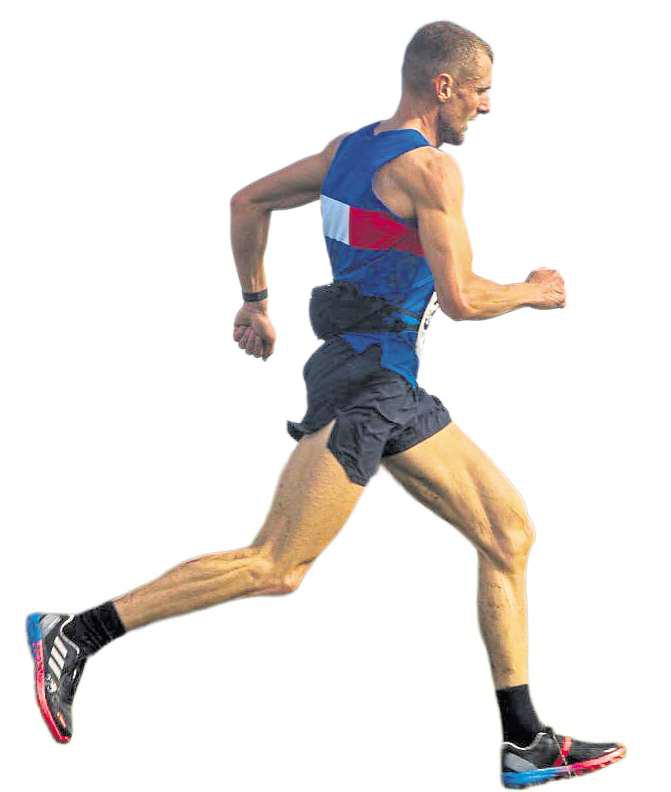 Patrick and Loren lead the way at Waddington Fell