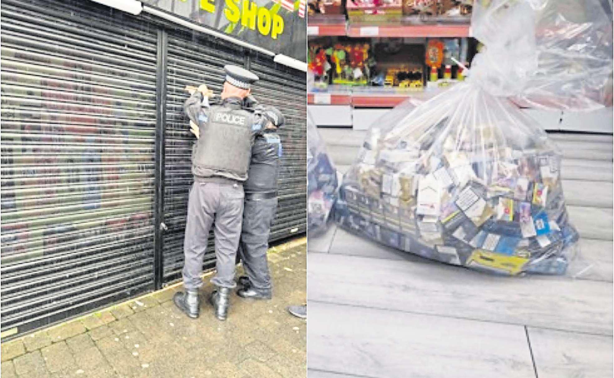 Illegal vapes and cigarettes worth £200k seized in raids