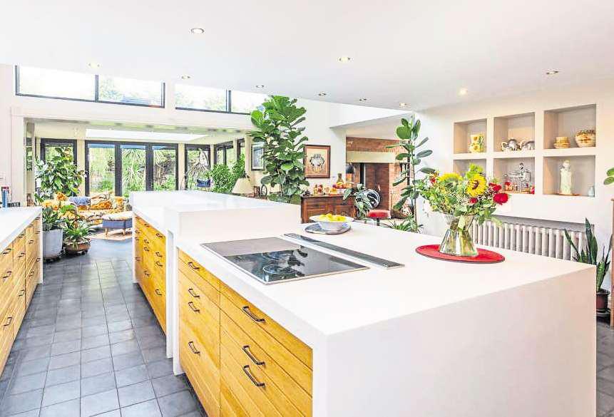 This wonderful, modern home is the height of family living