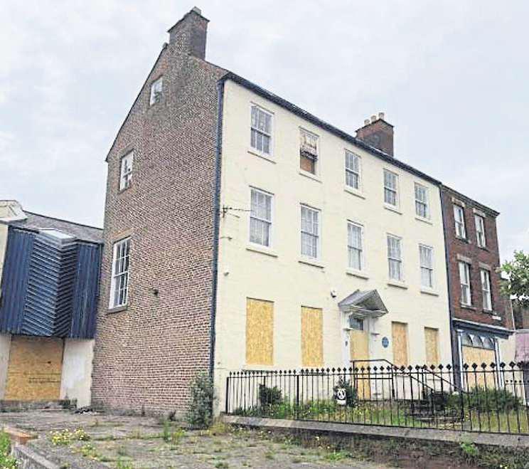 Apartment plans for vandalised house with history