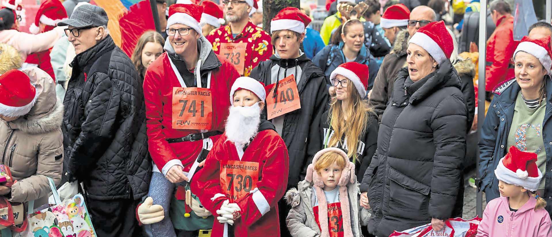 Santa's dash towards Christmas