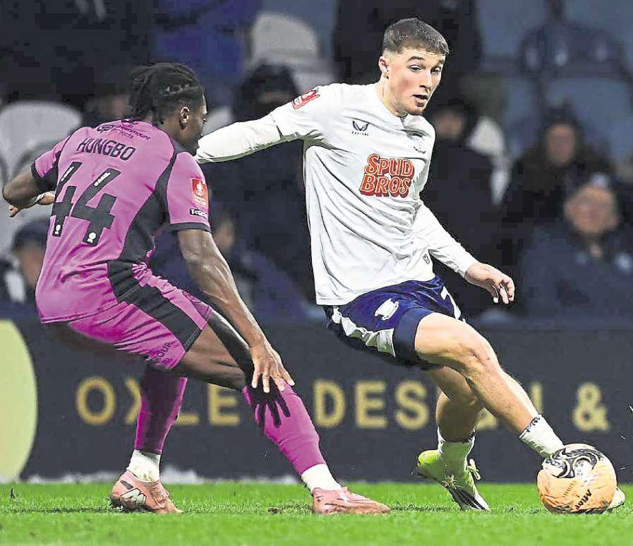 A freezing Deepdale brought very little to warm the home supporters