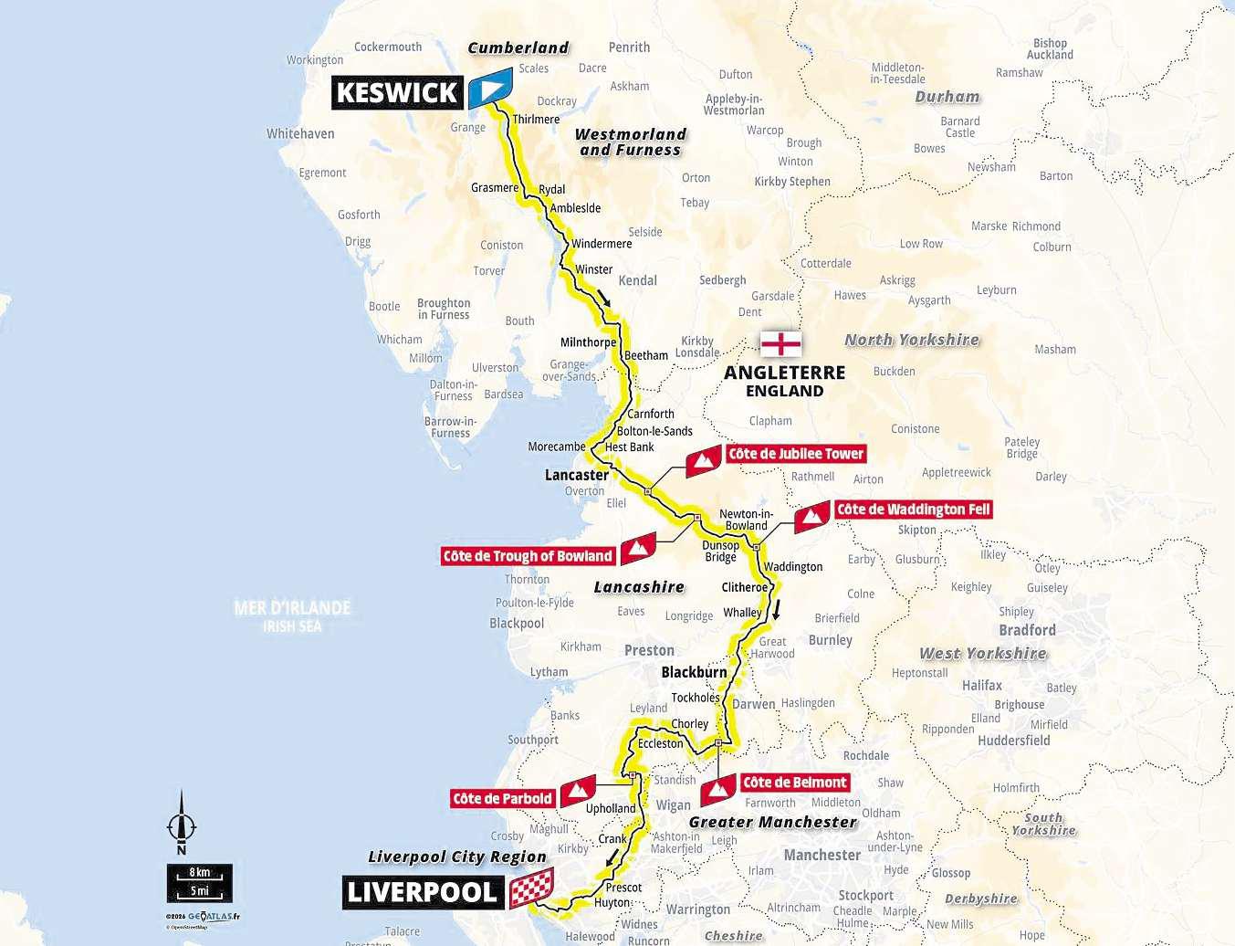 Sporting history as Tour de France