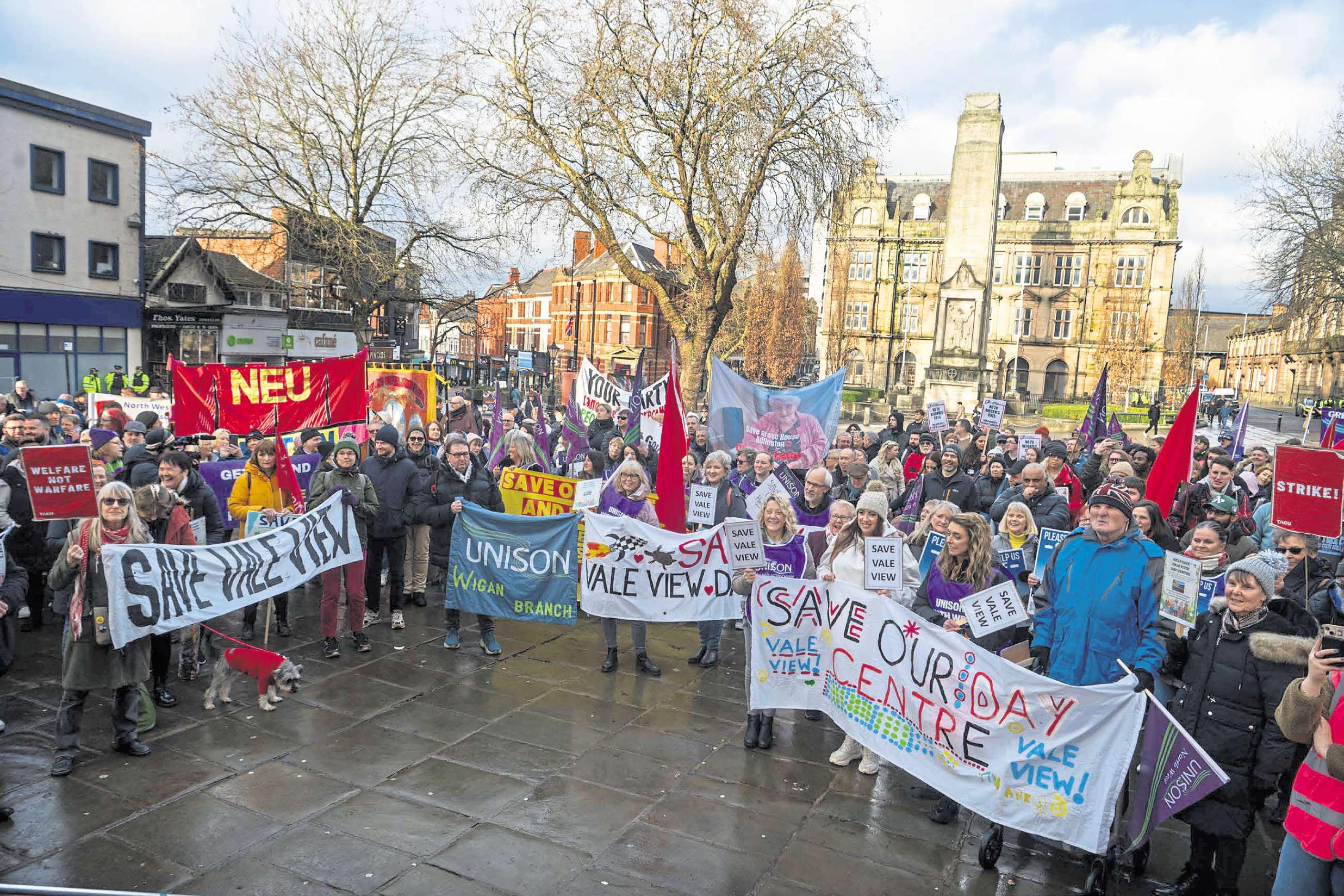 Staff in strike threat as row over county's threatened care homes and pensioner day centres ramps up