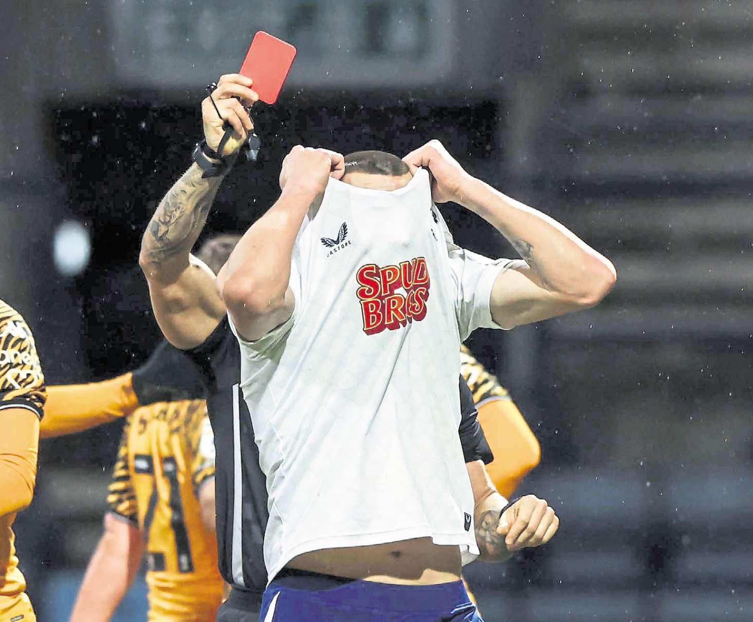 Osmajic sending off compounds dreadful defeat