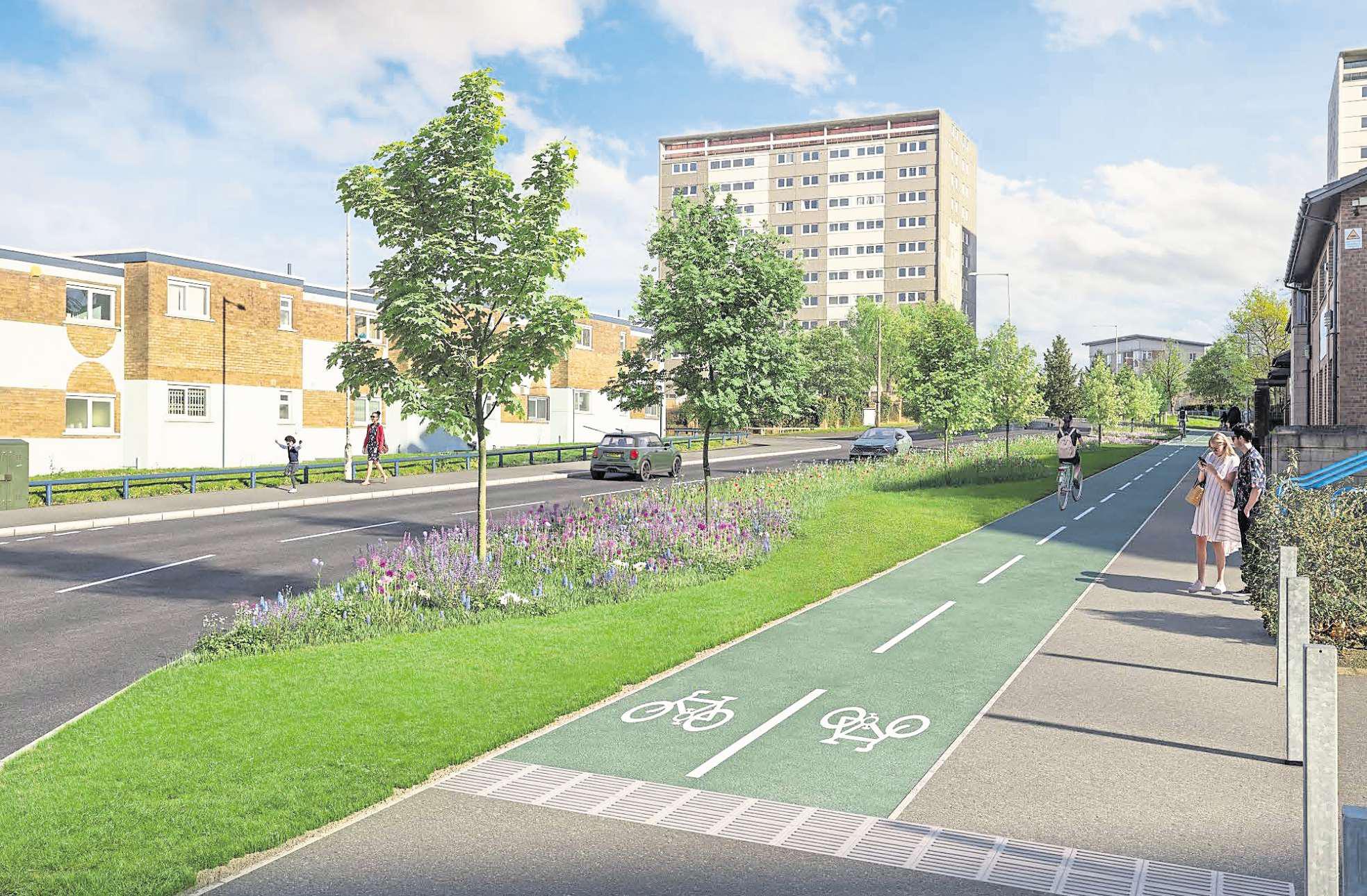 Vision unveiled for new cycle lanes to run across the city