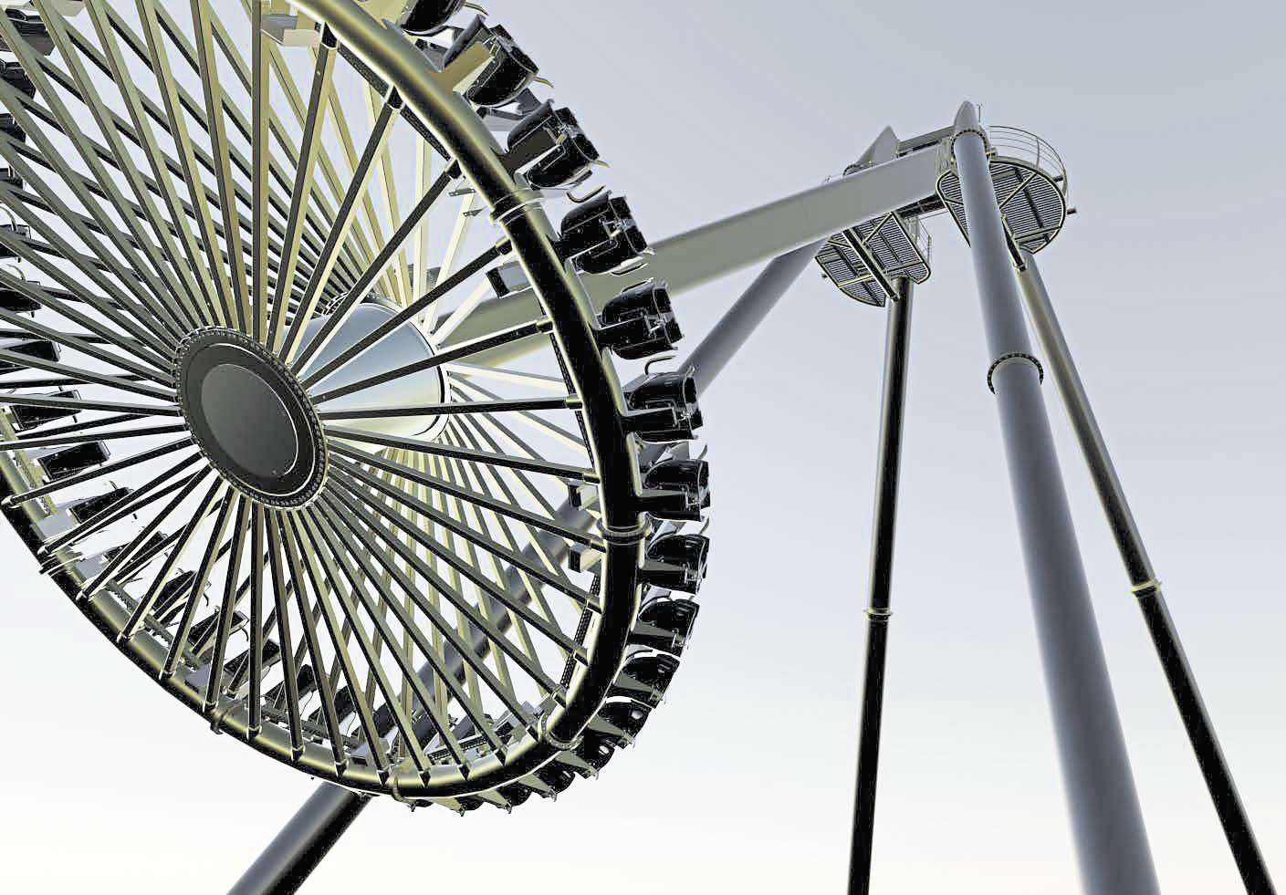 Clues revealed about resort's massive pendulum swing ride