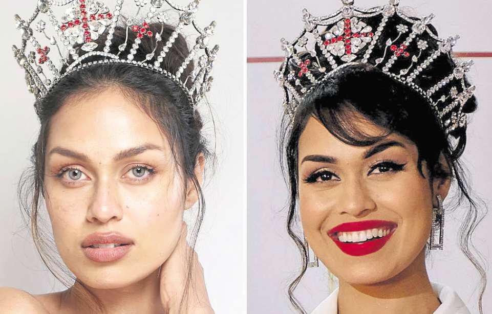 Hit or miss for the bare faced chic at Miss England contest