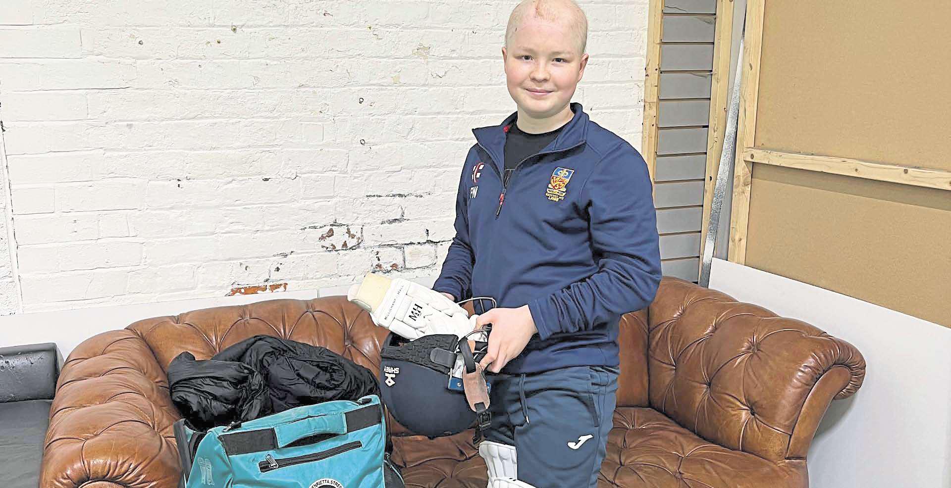 Cricket coach takes on a marathon challenge for teen cancer charity