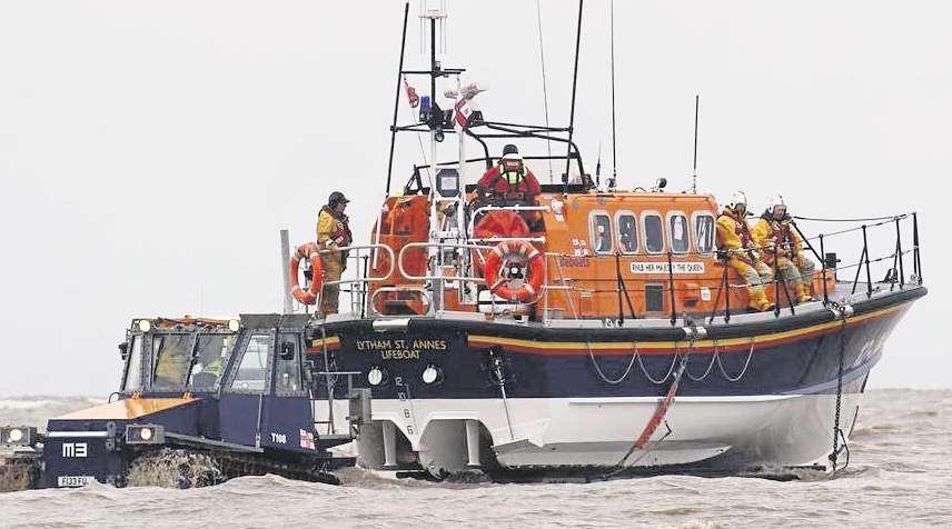 In with the new! Hi-tech lifeboat on the way to Fylde RNLI station