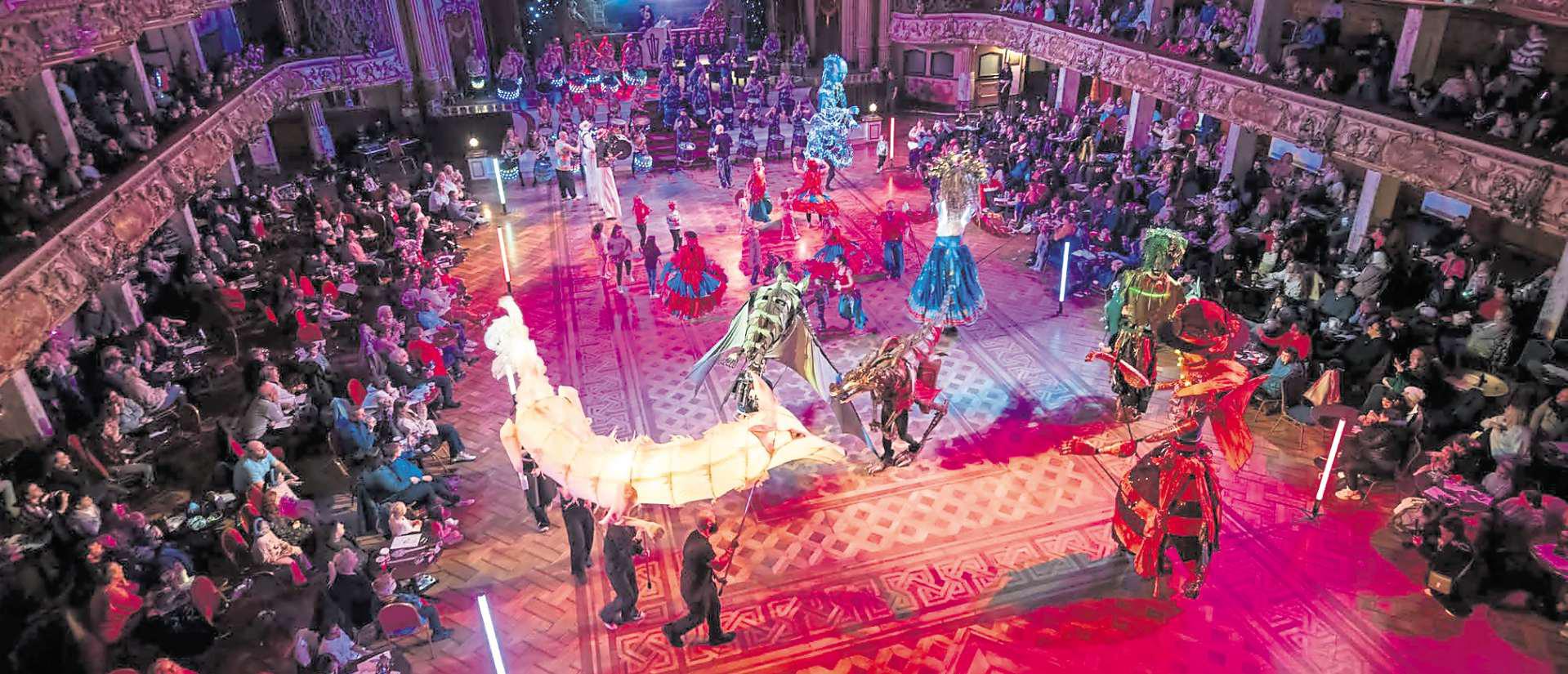 Carnival lights up the ballroom