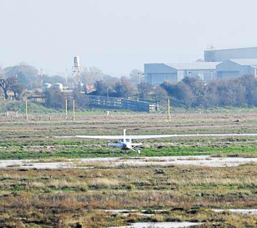 Pilot walks free after emergency landing in fields