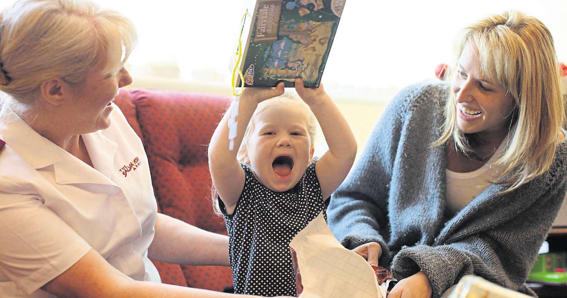 Help for Blackpool families through The Salvation Army Christmas Present Appeal