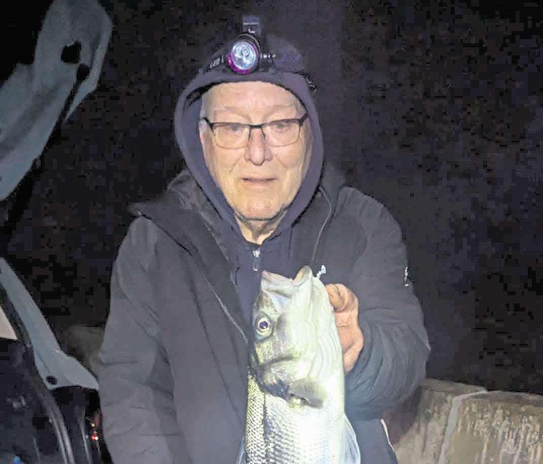 All white now as settled conditions help to make for a variety of catches