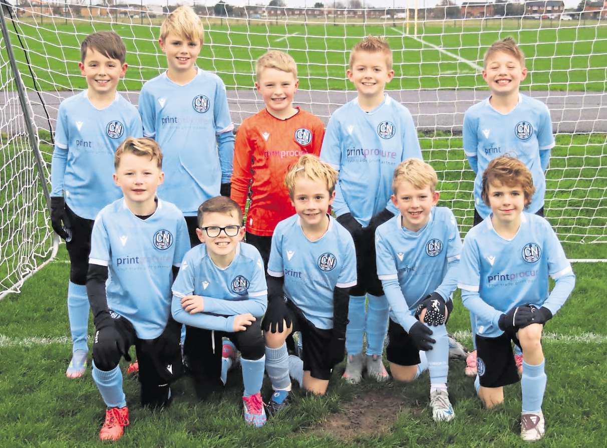 Young footballers flourish having stepped up to seven-a-side matches