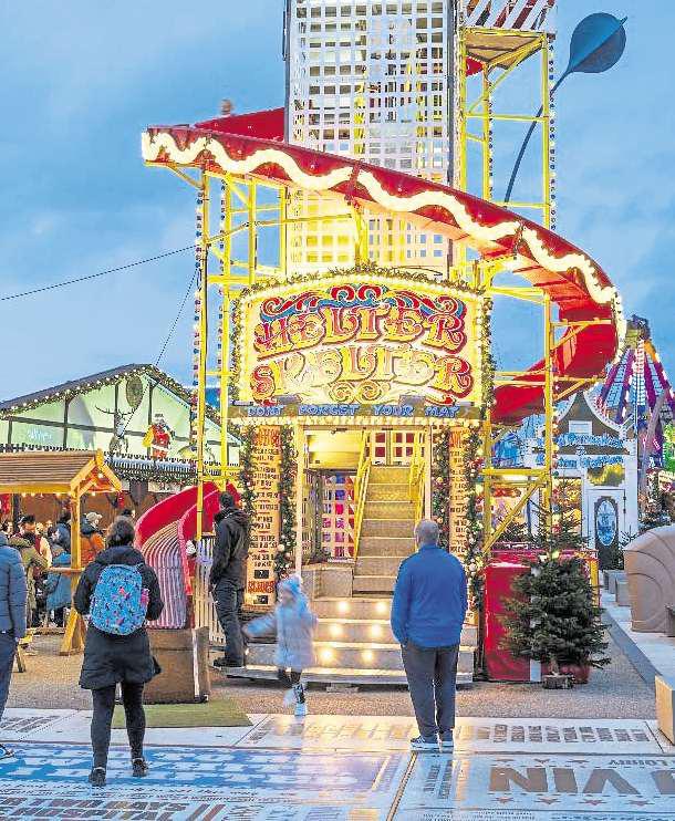 Skating rink and more as festive attraction opens in heart of resort