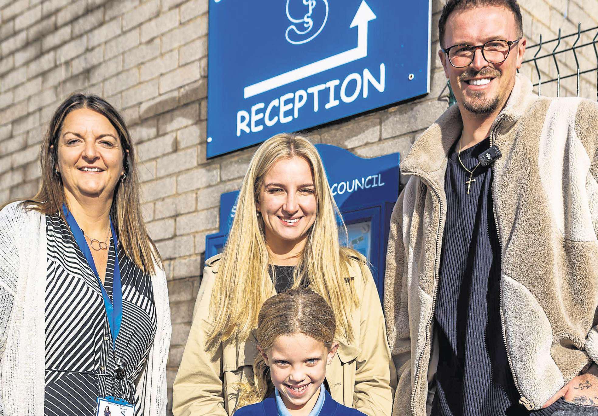 Primary school takes delivery of life-saving donation