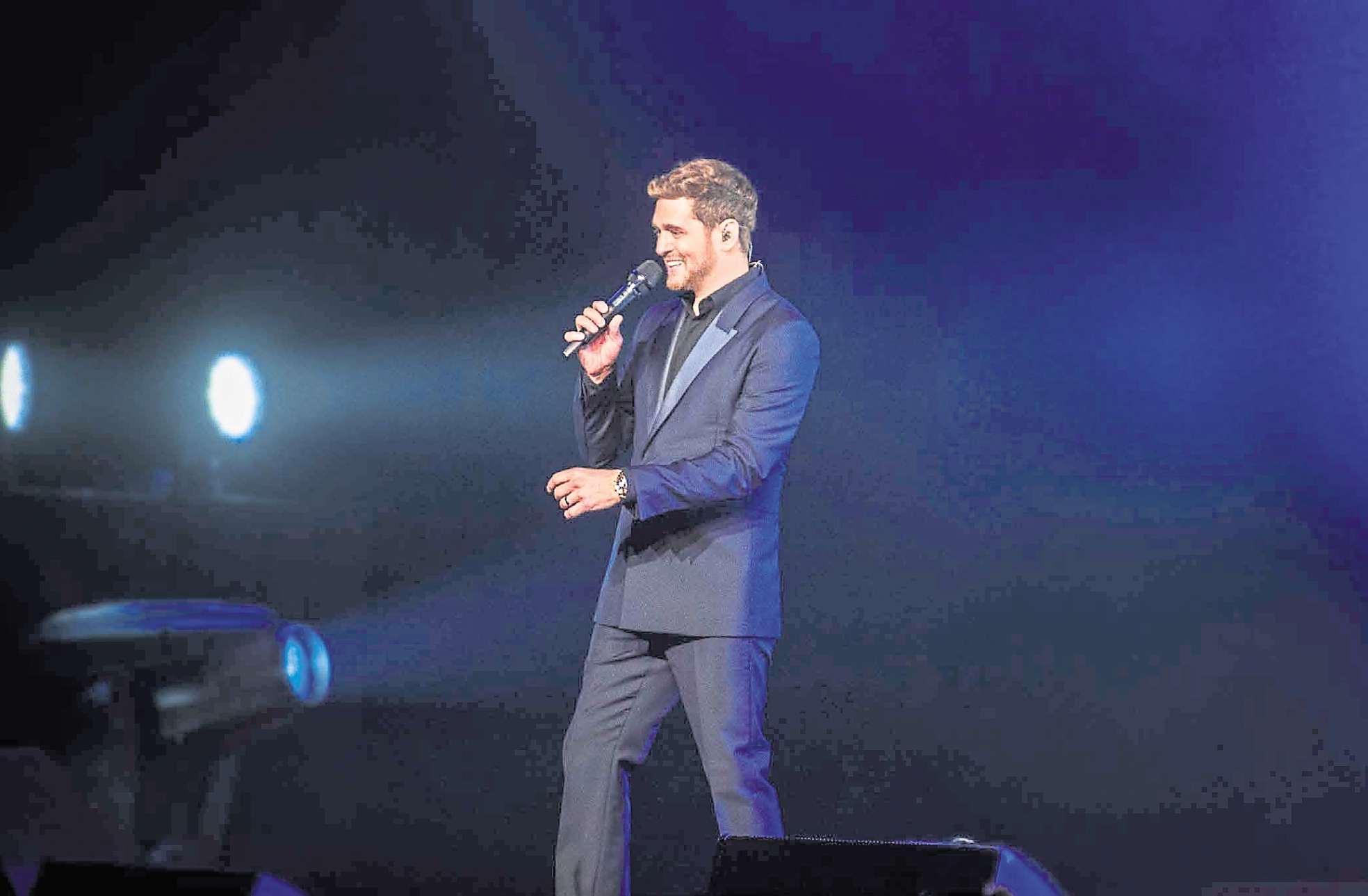 Singing superstar Buble is set for festival date this summer