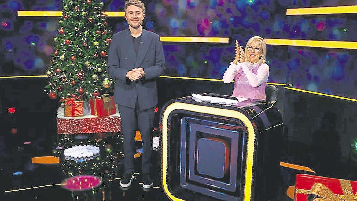 Sarah's dashing through the snow to the festive Finish Line