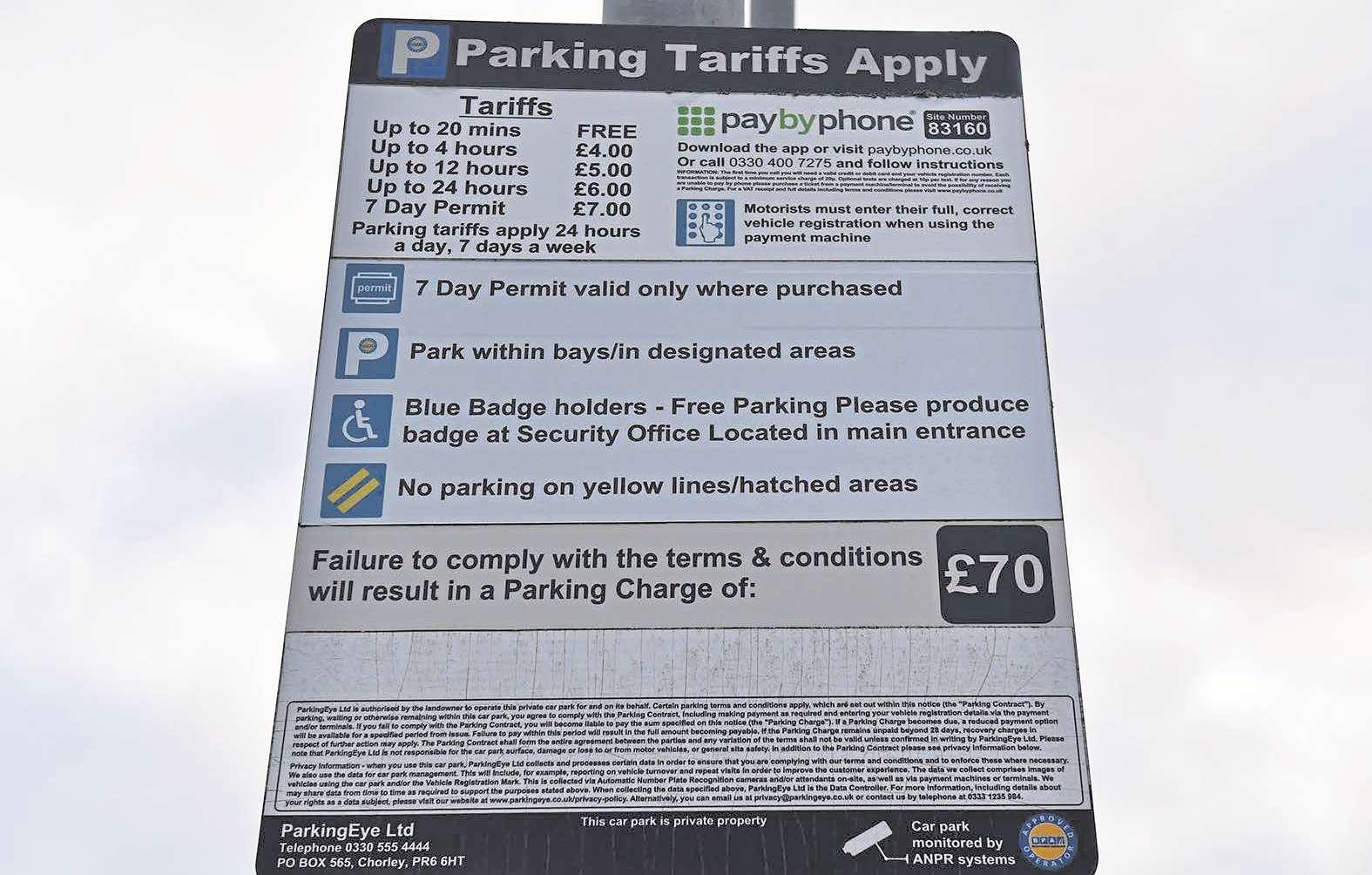 Parking tickets from private firms leave drivers with £4.8m a day bill