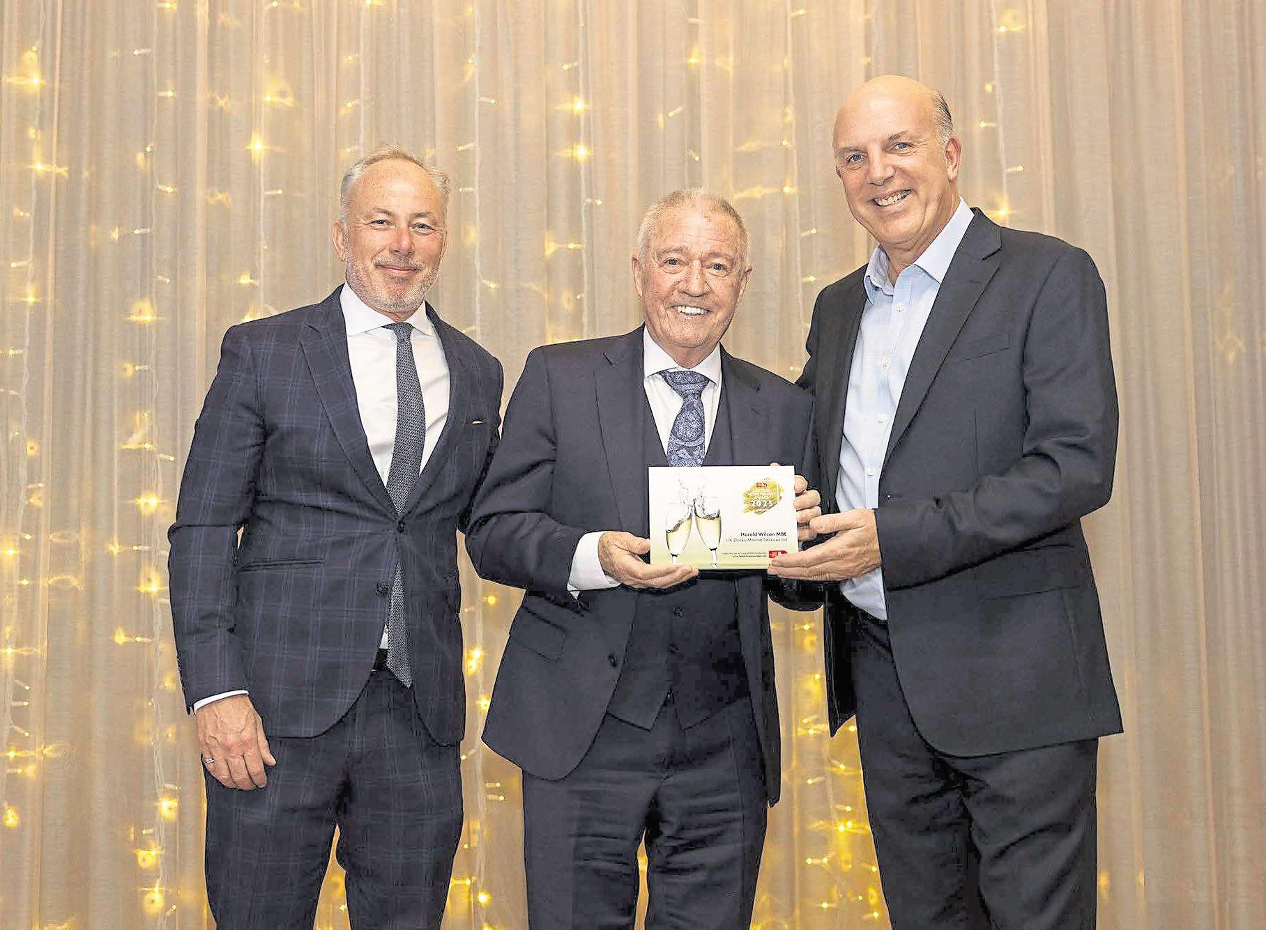 'A fantastic pioneer for the marine sector' -national honour for Harry