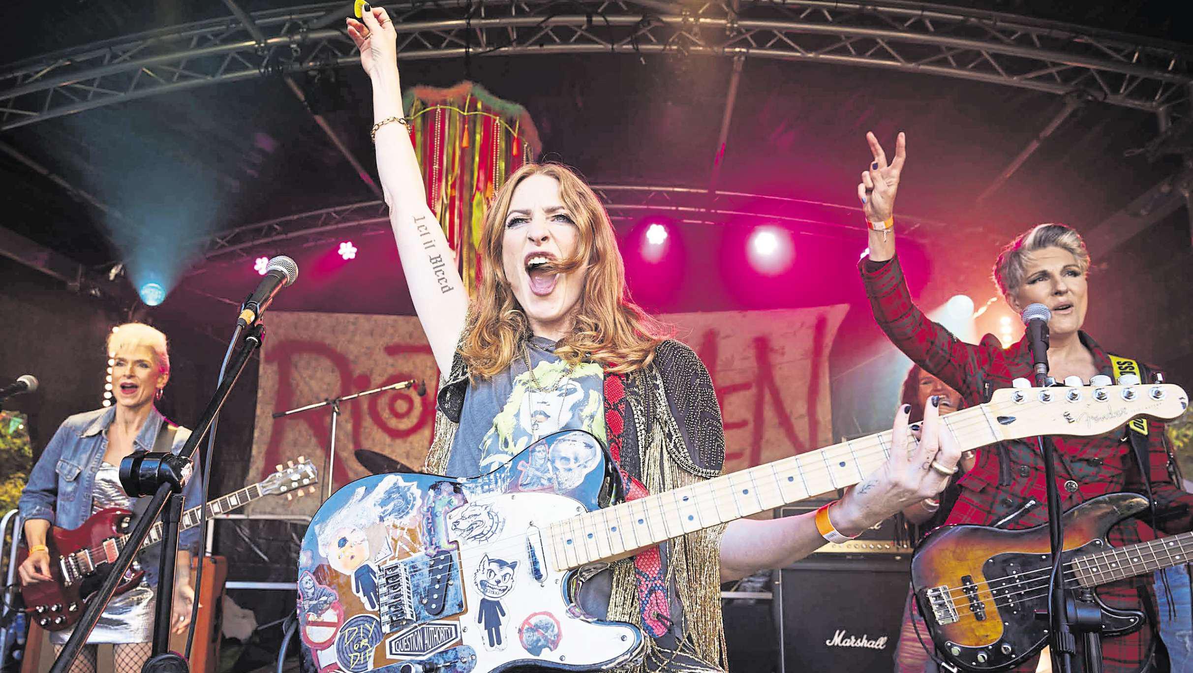 When the girl gang are all having a midlife crisis, I predict a riot