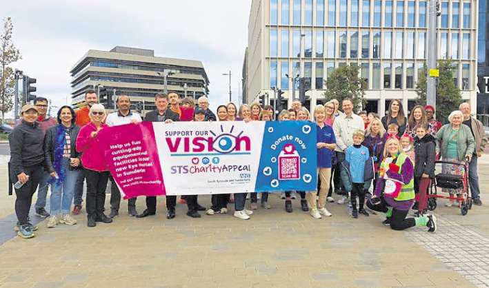 Walkers hit the road to raise funds for hospital