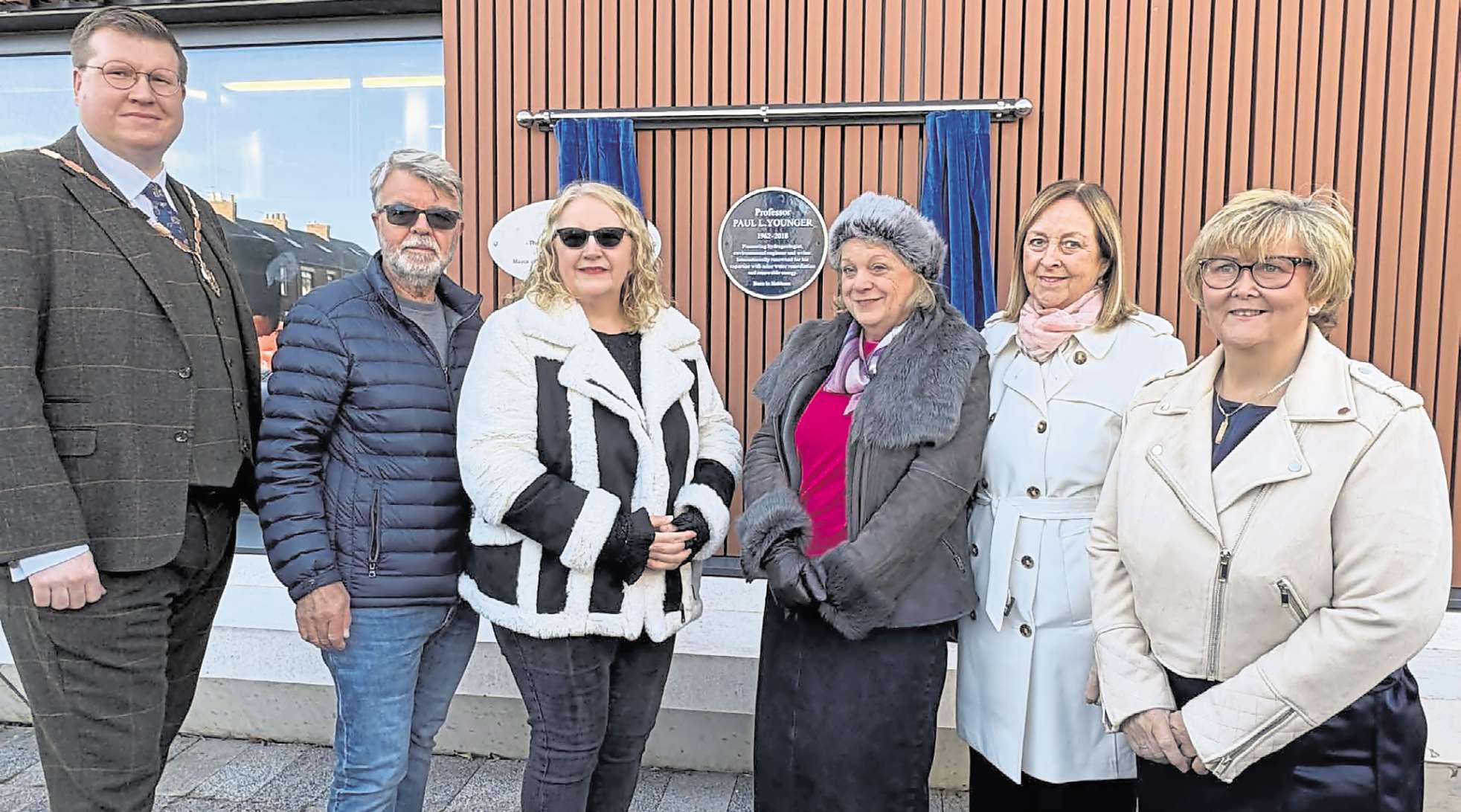 Blue Plaque honouring scientist is the 'icing on the cake' for his family