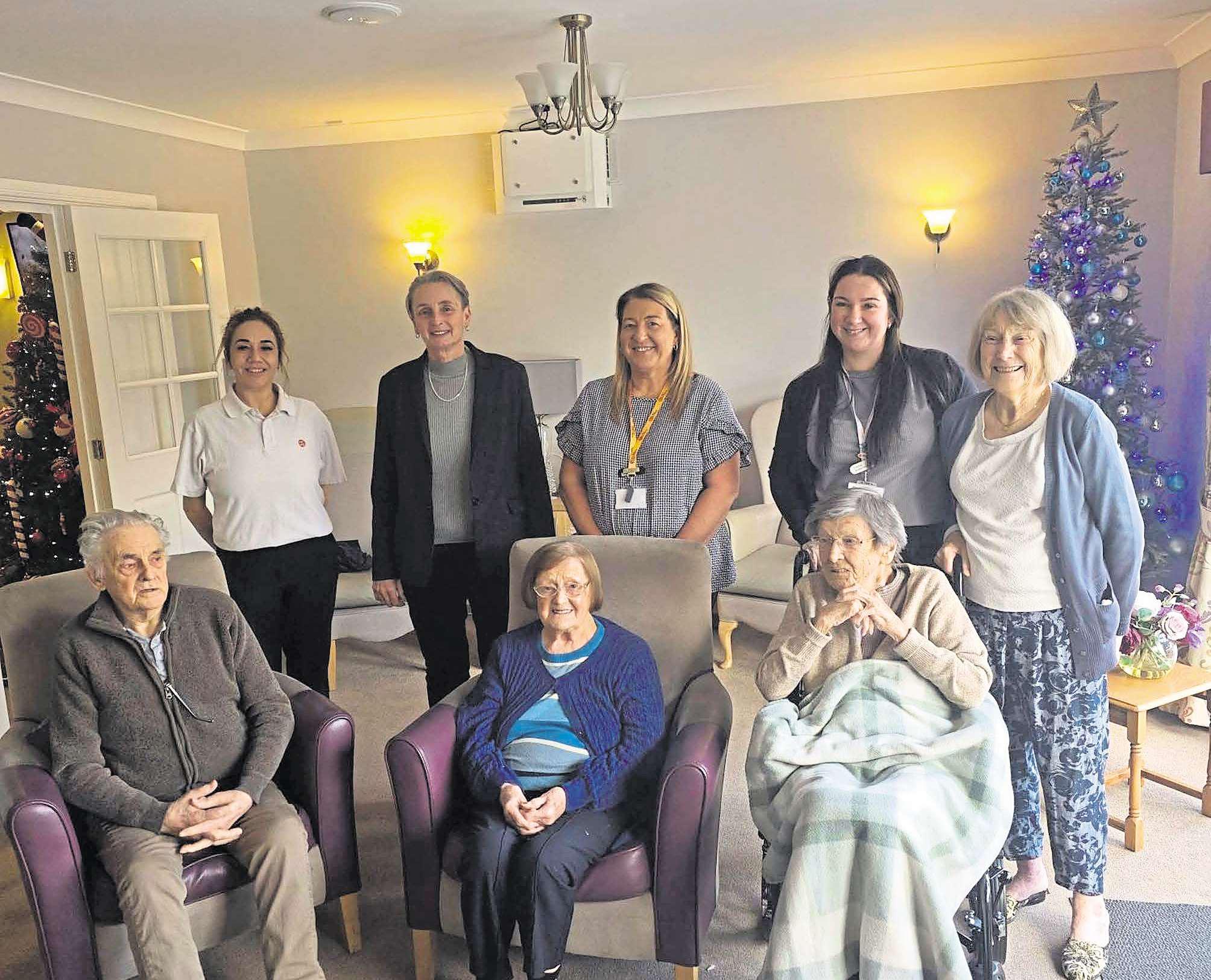 Home's residents share their stories and hold a question time with MP