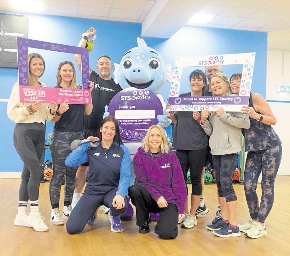 Gymgoers power to £2k milestone for fundraising