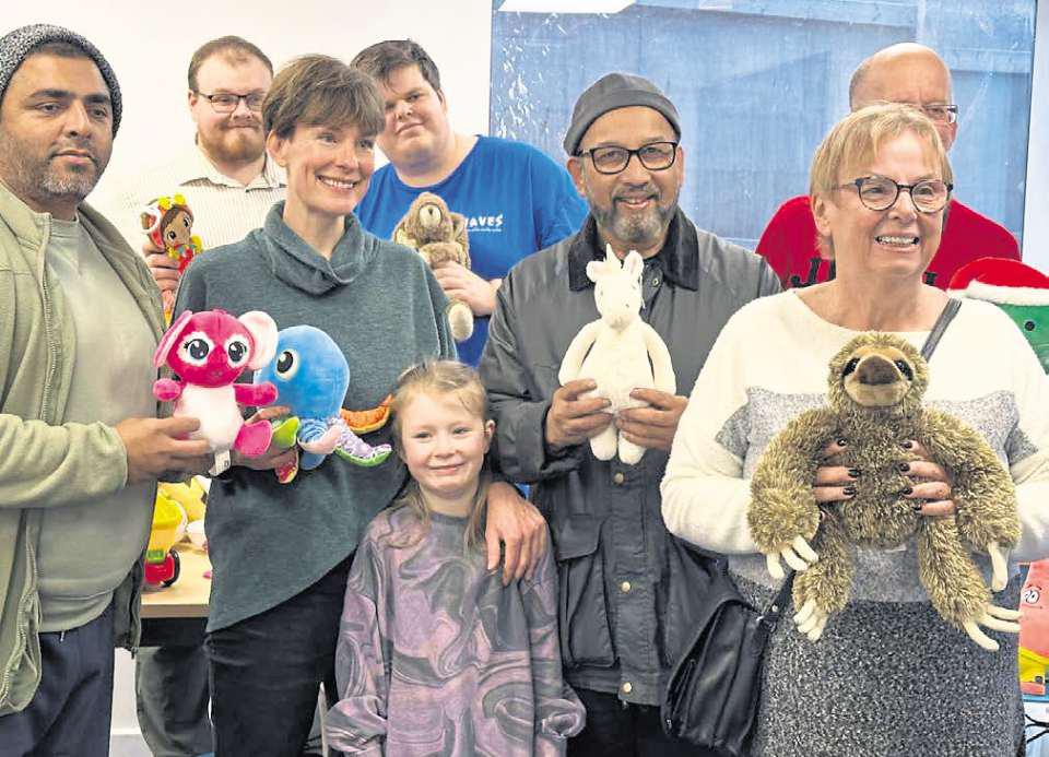 Residents' gifts of toys for children
