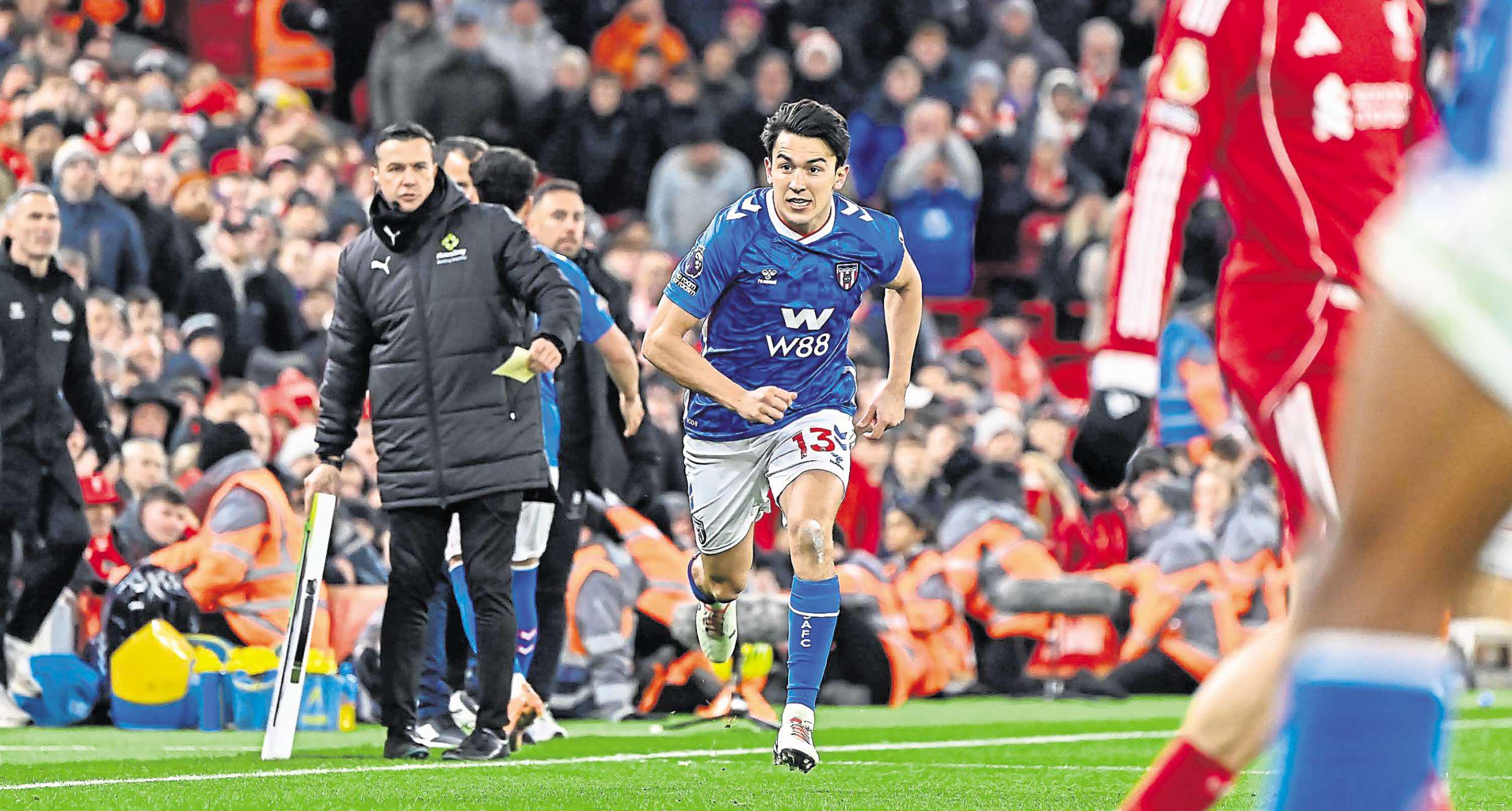'I'm no left winger... - Luke's pride at making Premier League debut