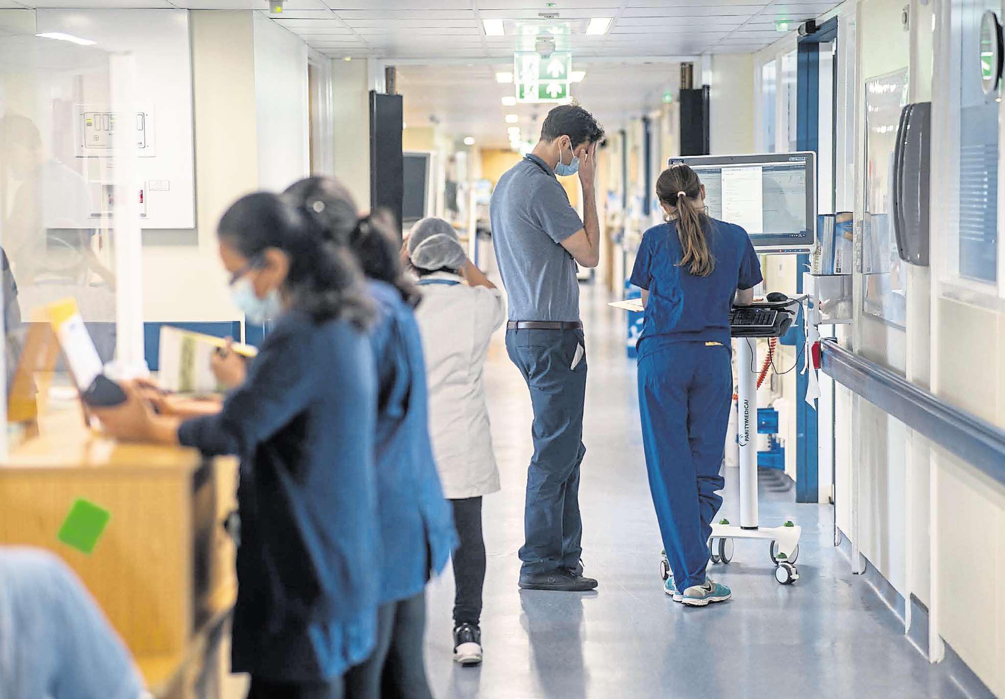 NHS under pressure as rise in flu patients reaches 53 a day