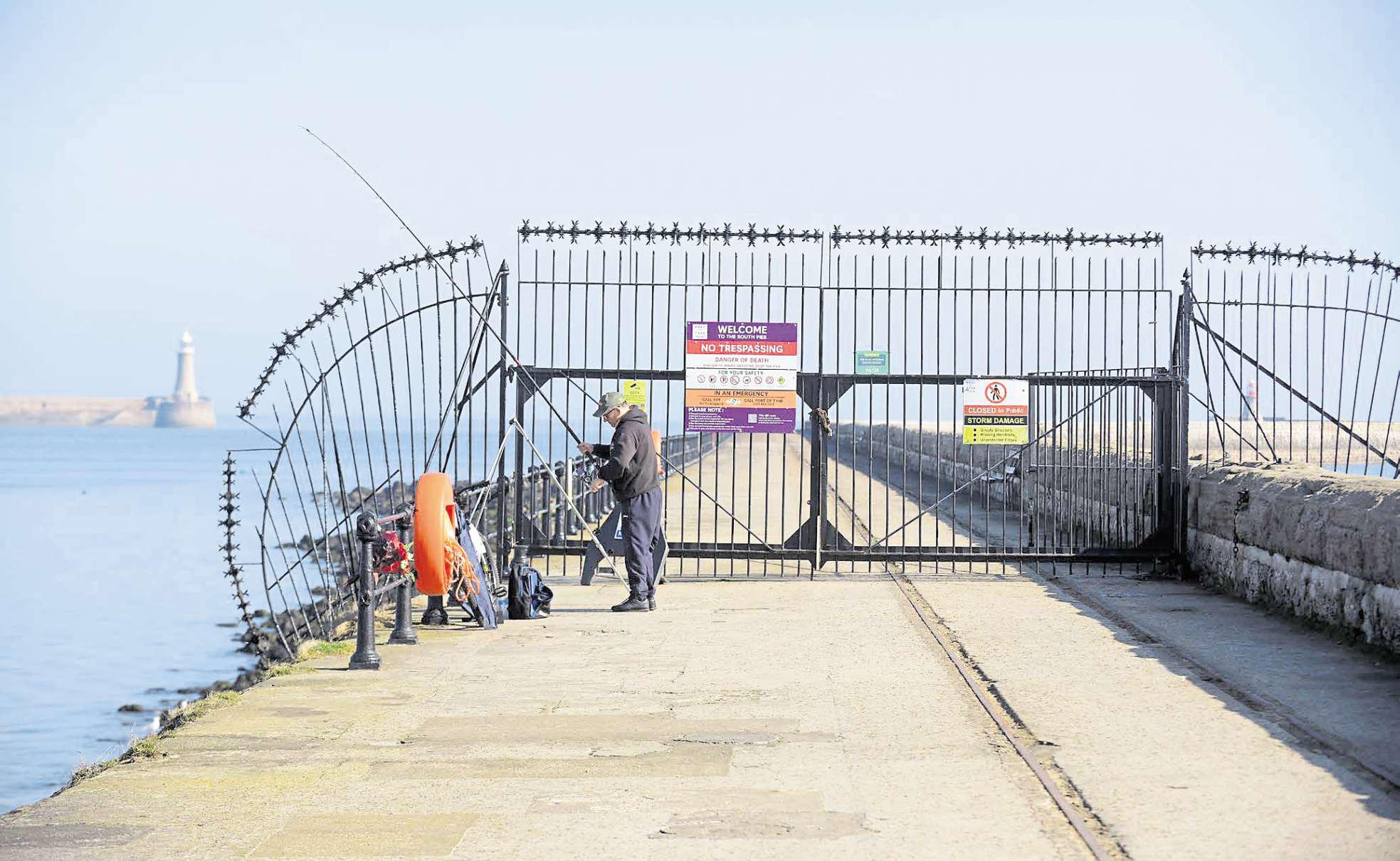 Security gates planned at pier for public safety and reduce vandalism