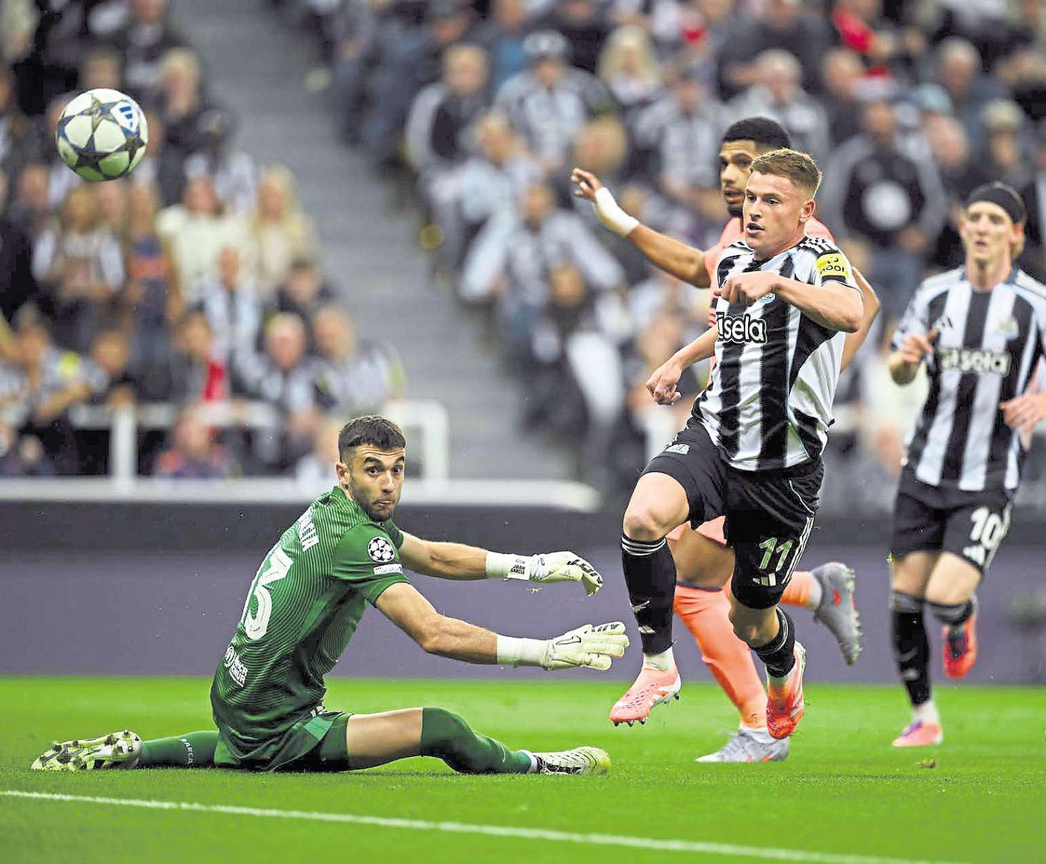 Newcastle scheduled to face Barcelona in round of 16 clash