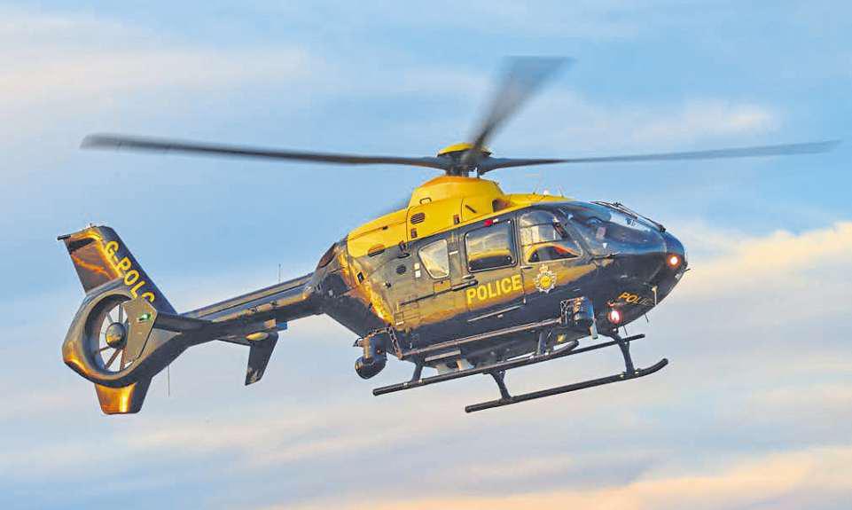 Helicopter joined chase for driver fleeing the police