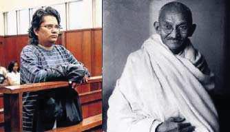 மகாத்மா காந்தியின் கொள்ளு பேத்திக்கு 7 ஆண்டுகள் சிறை