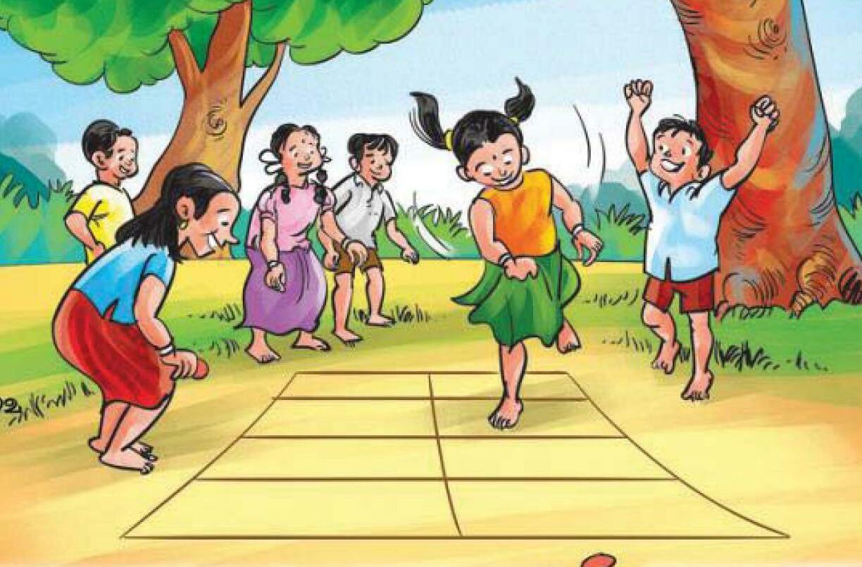 கிட்டிப்புள்ளும் பம்பரமும் கிறுக்கி அடிக்க பாலாறு...