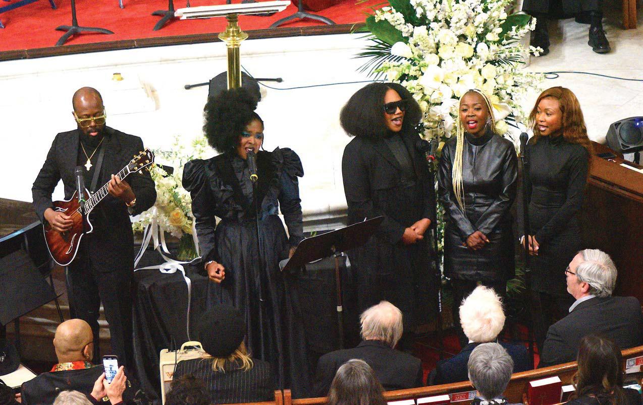 Lauryn Hill, Stevie Wonder delight at Roberta Flack's 'Celebration of Life' memorial