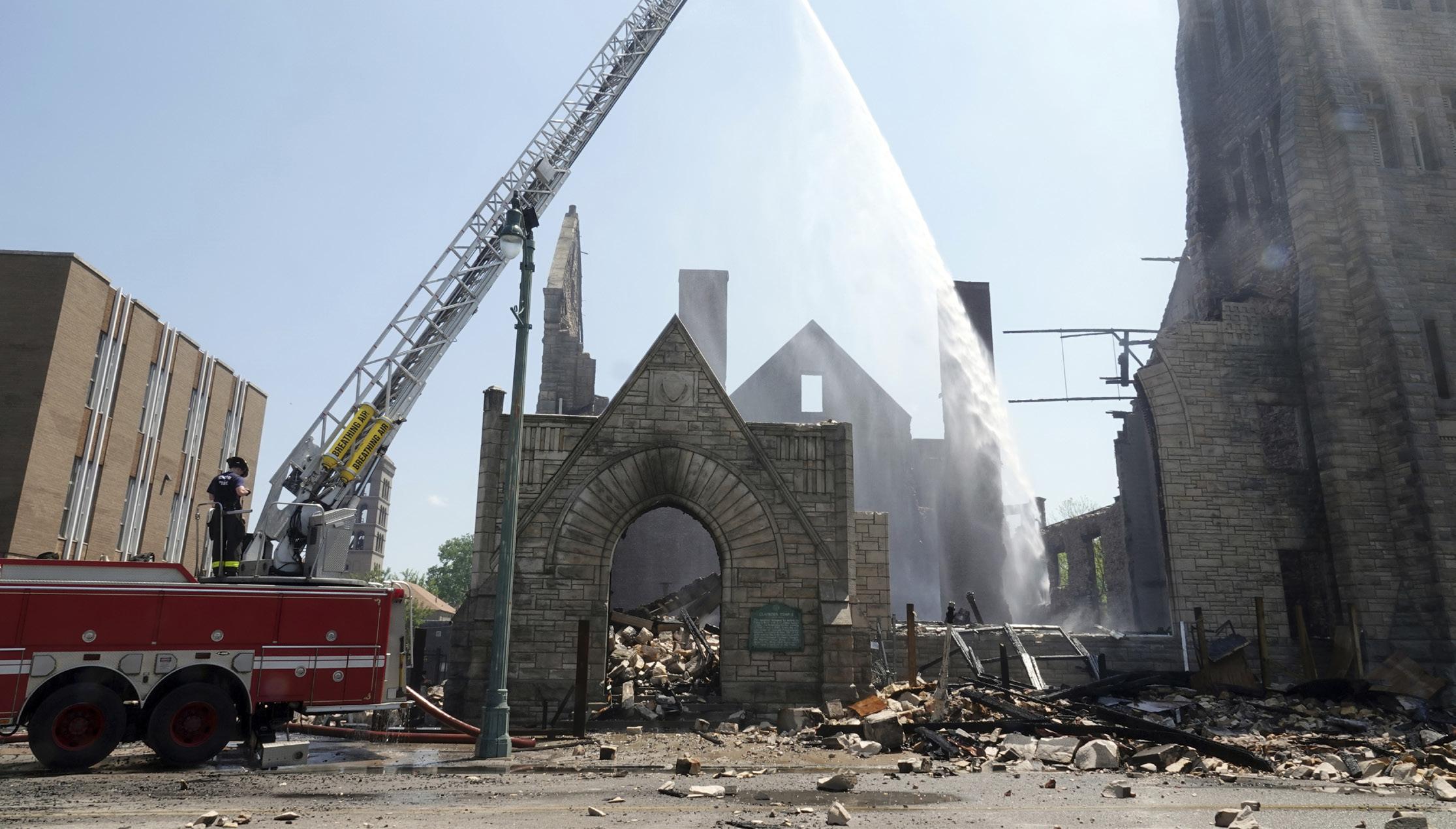 Fire at historic Black church in Memphis was intentionally set, investigators say