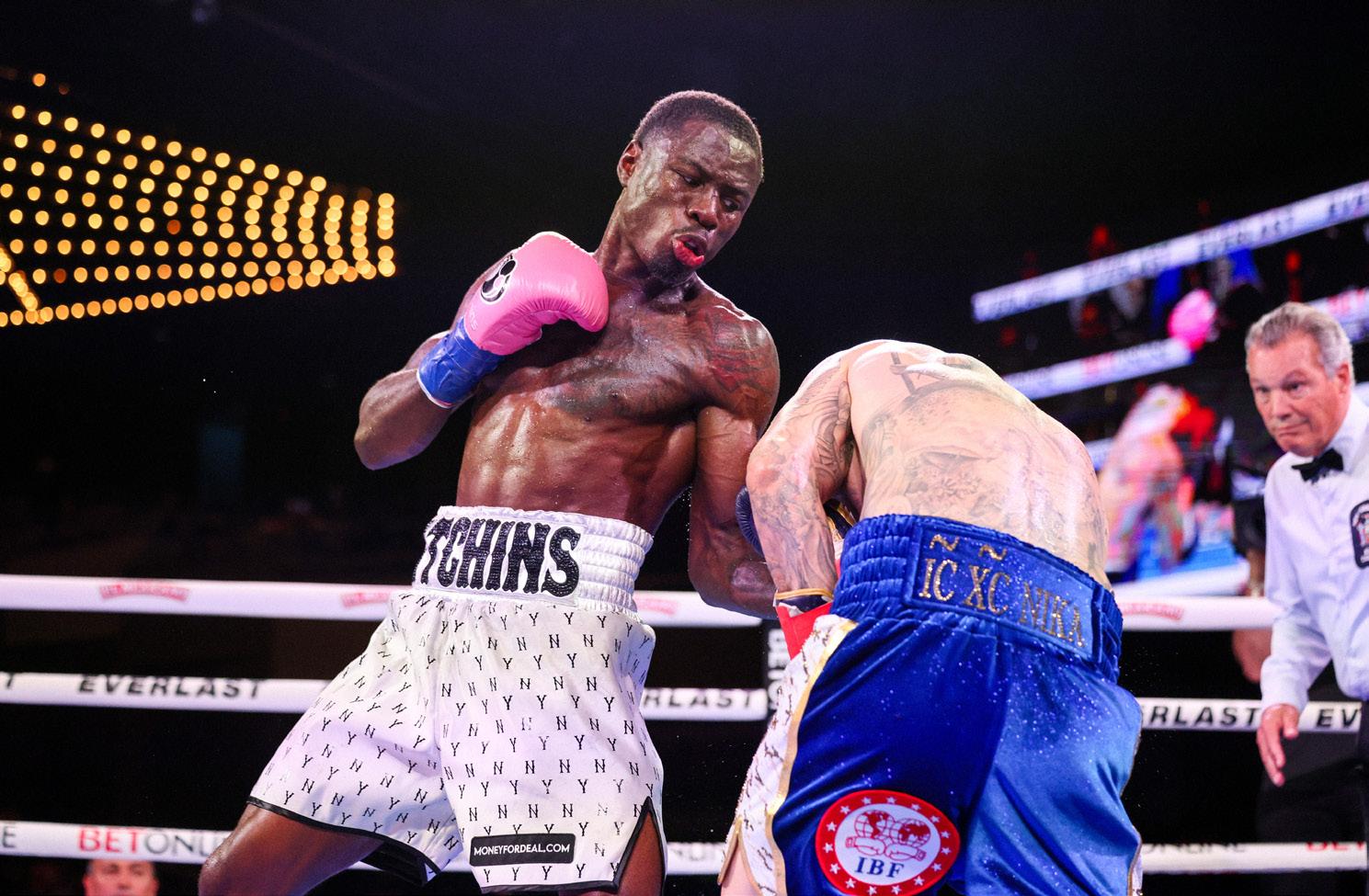 Brooklyn's Richardson Hitchins commands the ring at MSG in defeating Kambosas