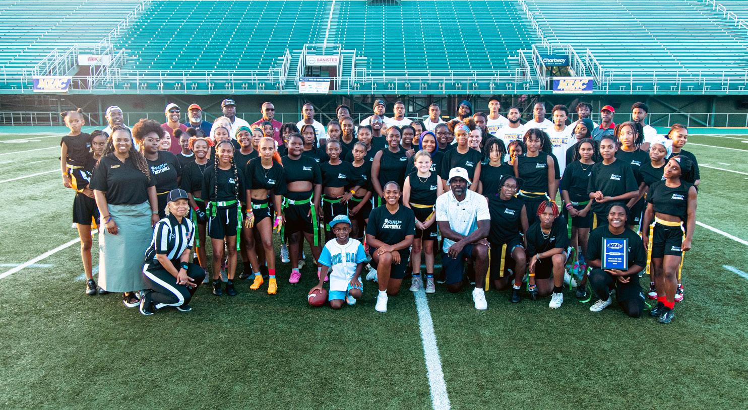 HBCU's Mid-Eastern Athletic Conference holds its third flag football clinic