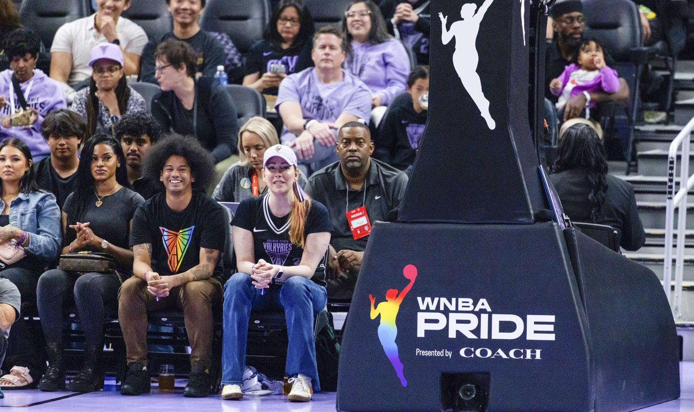 The WNBA celebrates and promotes diversity with Pride showcases