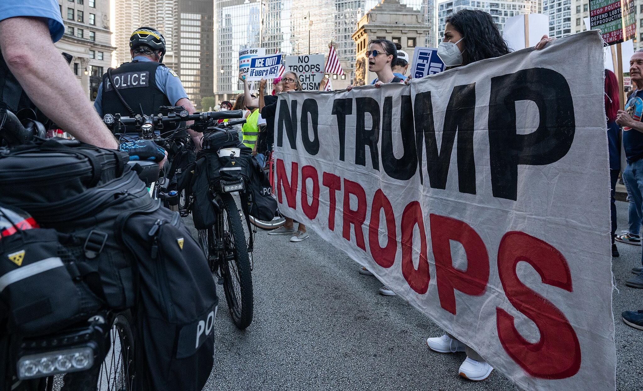 Chicago and Illinois sue to stop Trump's National Guard deployment plan after Portland ruling