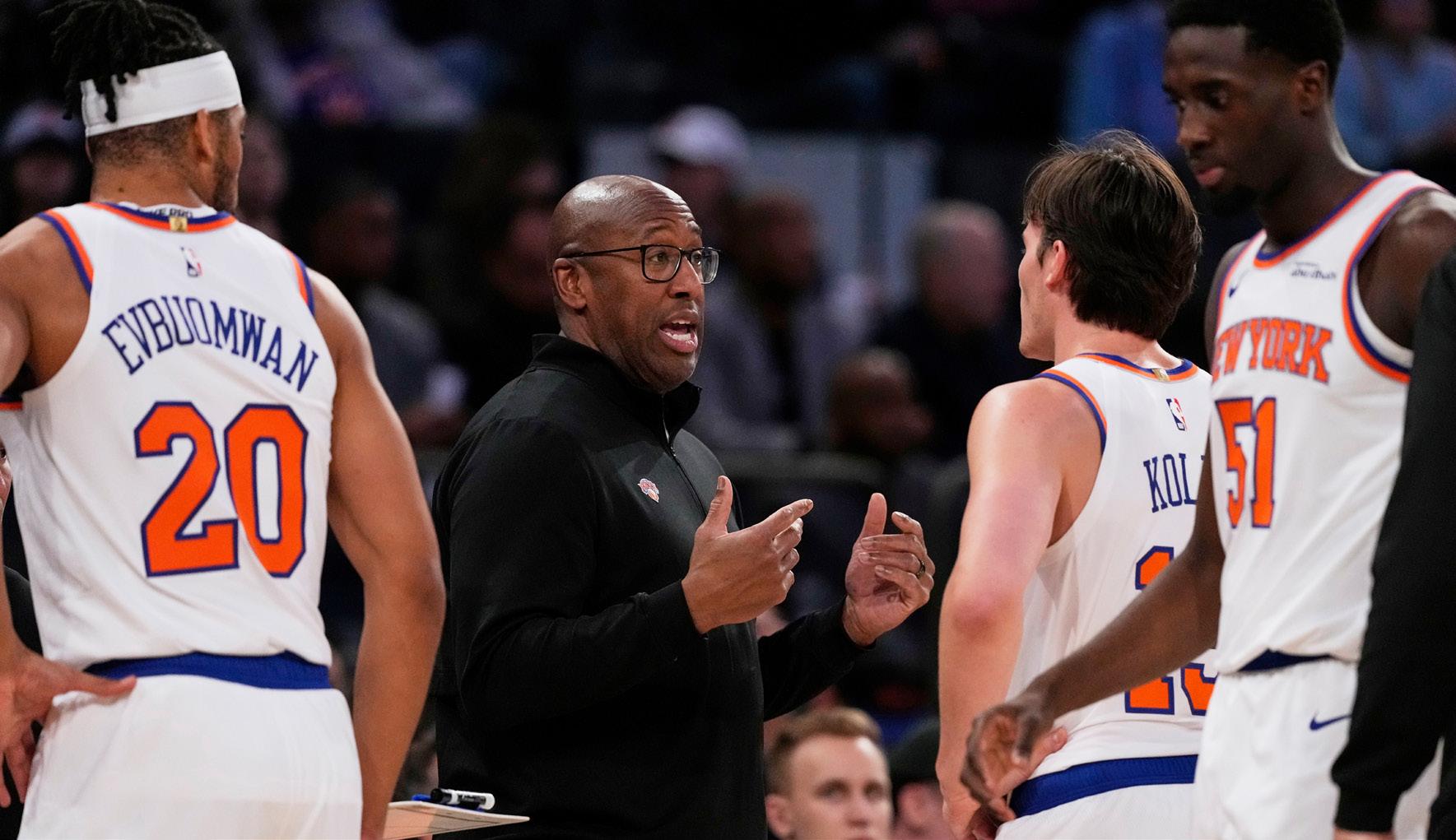 The Knicks approach the start of the regular season with outsized expectations