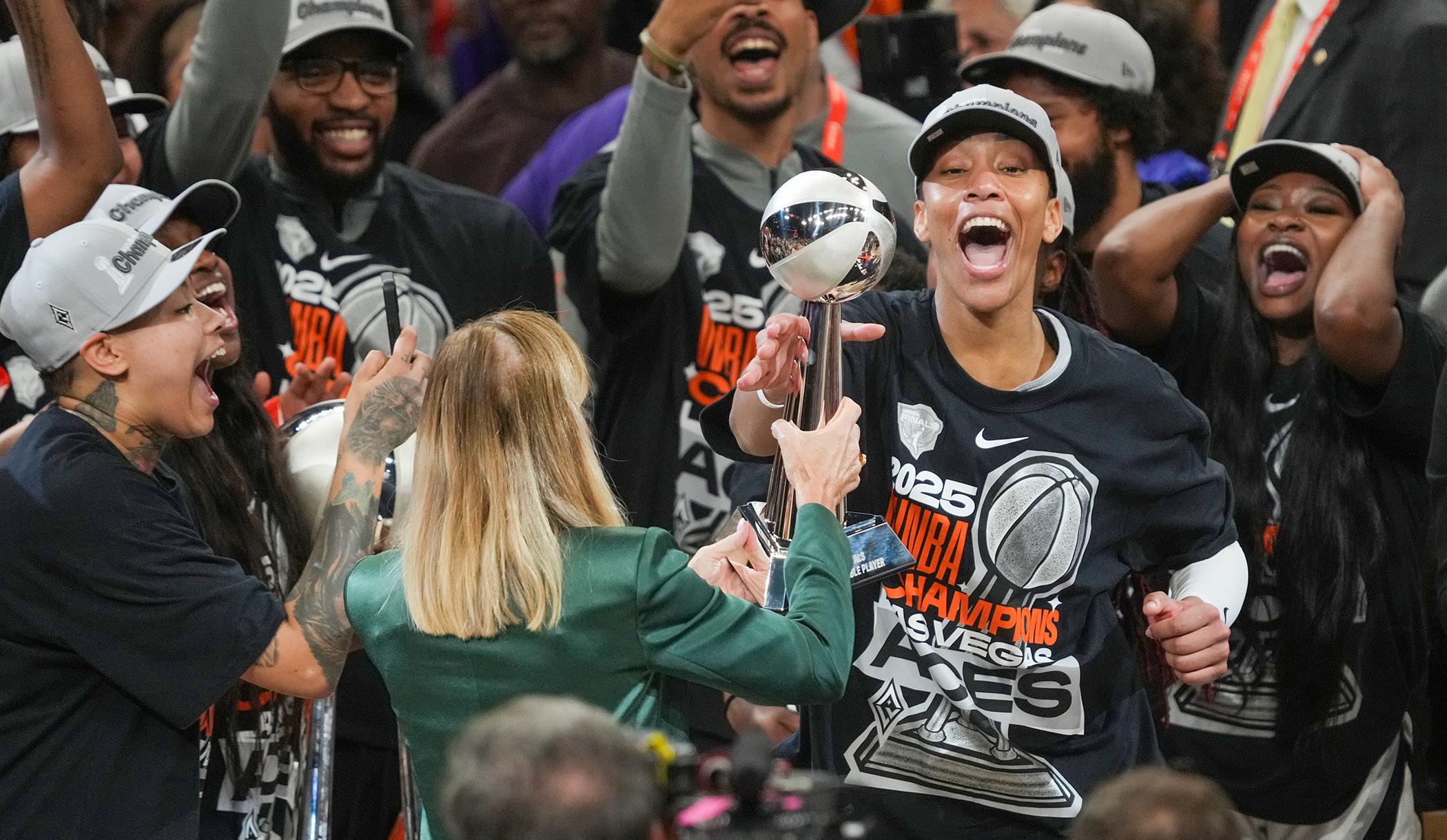 A'Ja Wilson enters GOAT discussion after leading Aces to WNBA Finals sweep