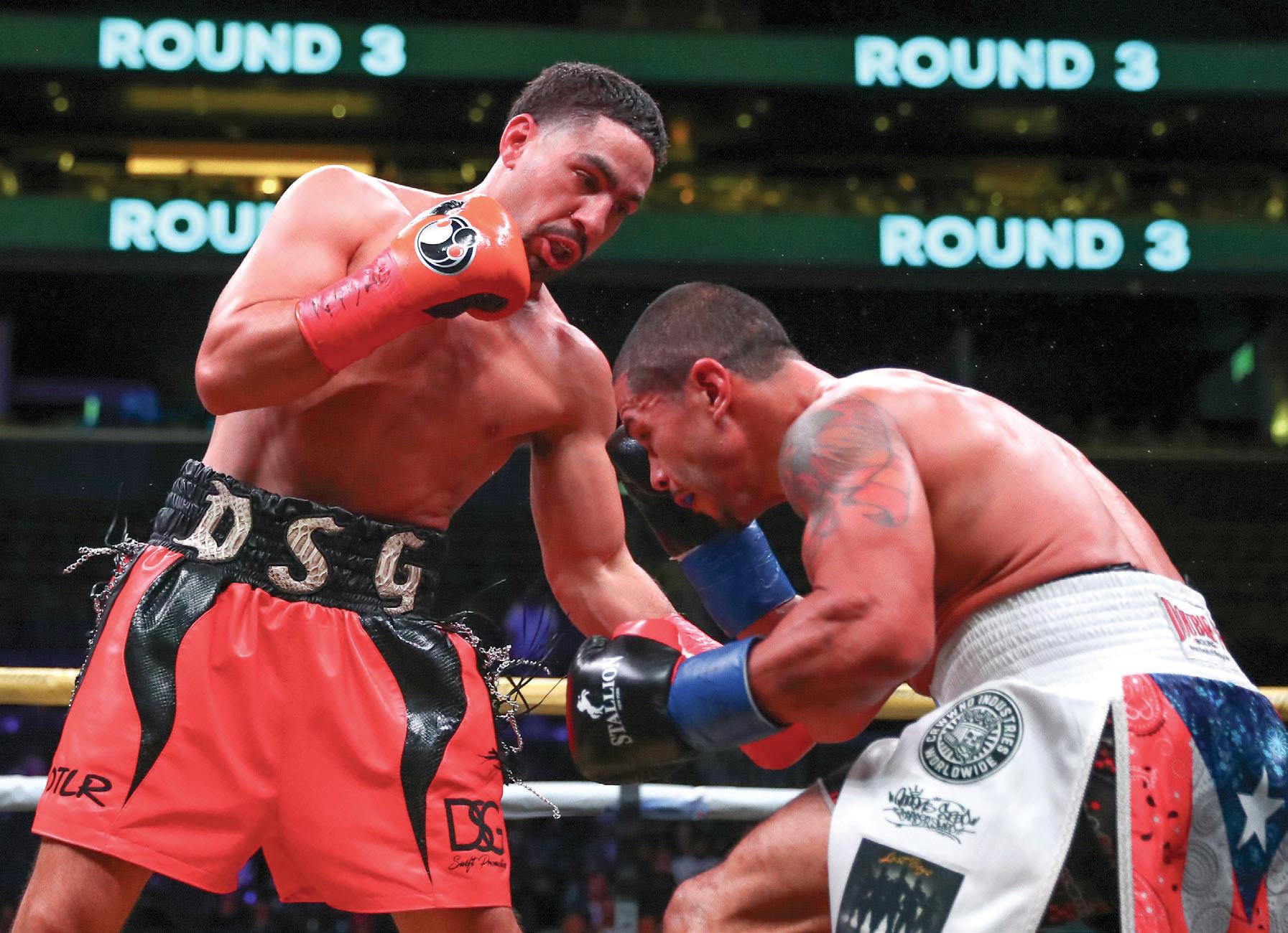Danny Garcia scored a fourth-round knockout in perhaps his last fight